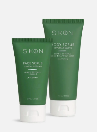 Crystal Peeling set, Face and body scrub