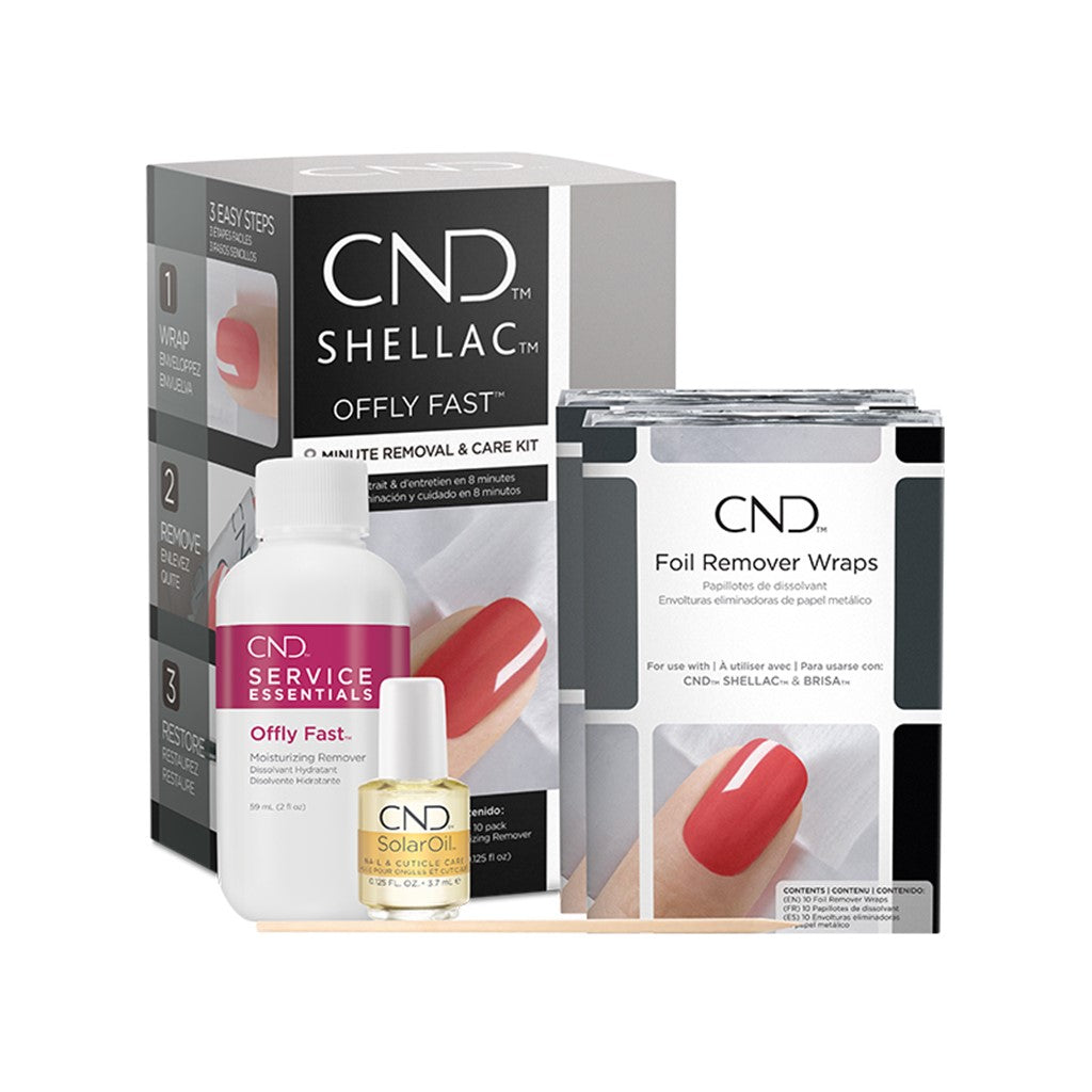Offly Fast Remover Kit, Gel/Shellac CND